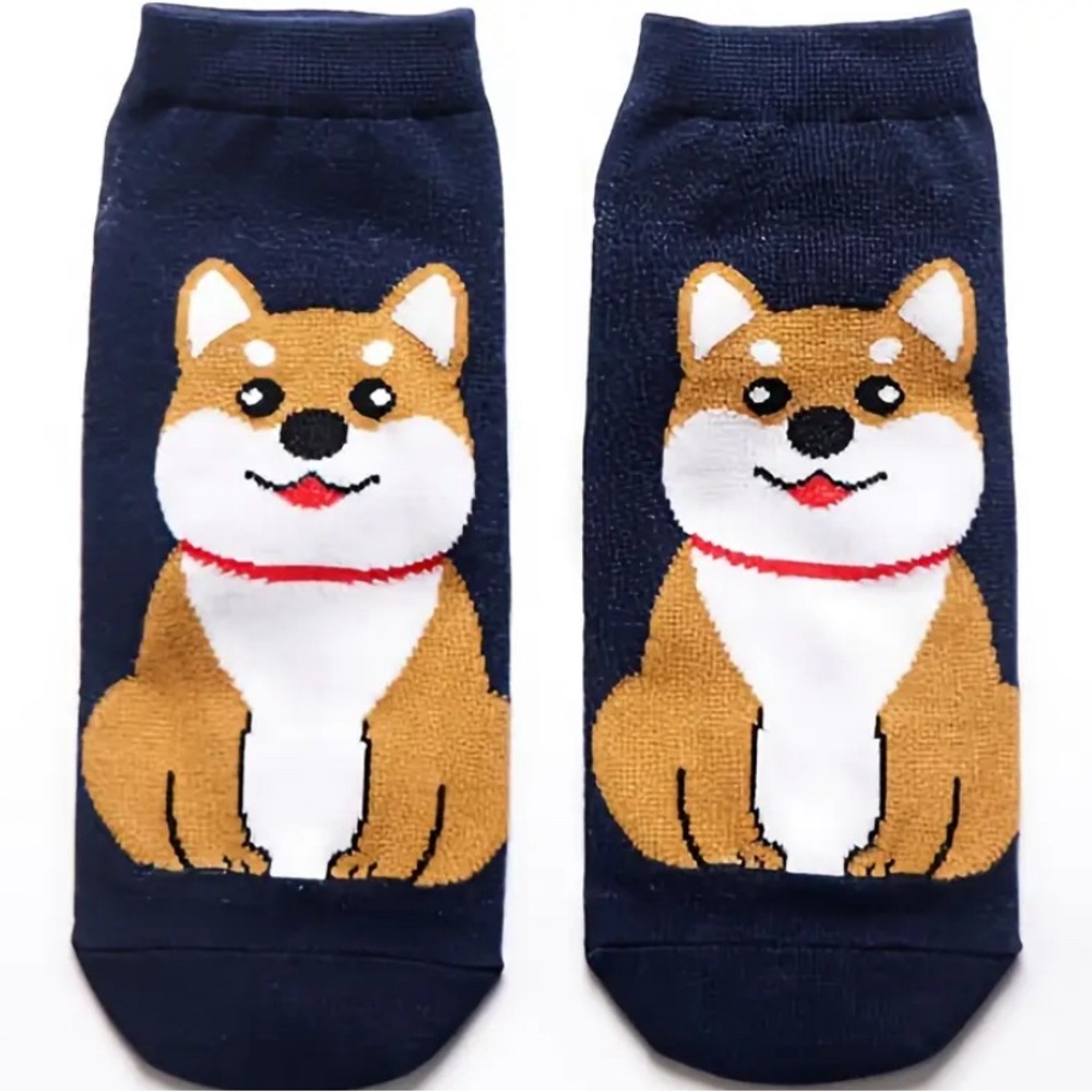 NEW 5 Pack DOG Print Ankle Socks 5-Pack! Size 5-10 - Picture 12 of 12